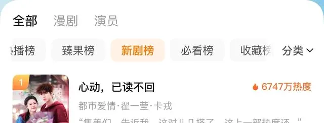 翟一莹卡戎三搭短剧《心动已读不回》上线首日热度6747万 - 现场图